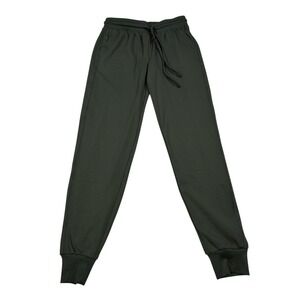 Rachel Zoe Los Angeles New York Joggers Womens XS Drawstring Olive Green‎